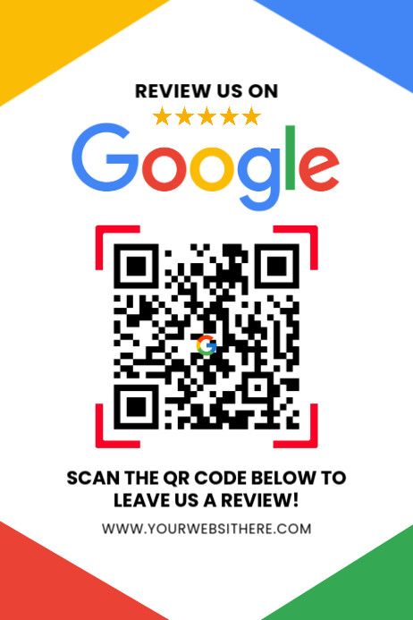 Google review card With stand